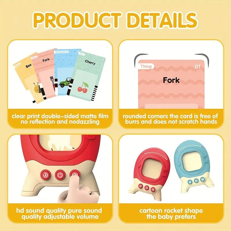 Talking Flash Cards Learning Toy | (Ages 1–6)
