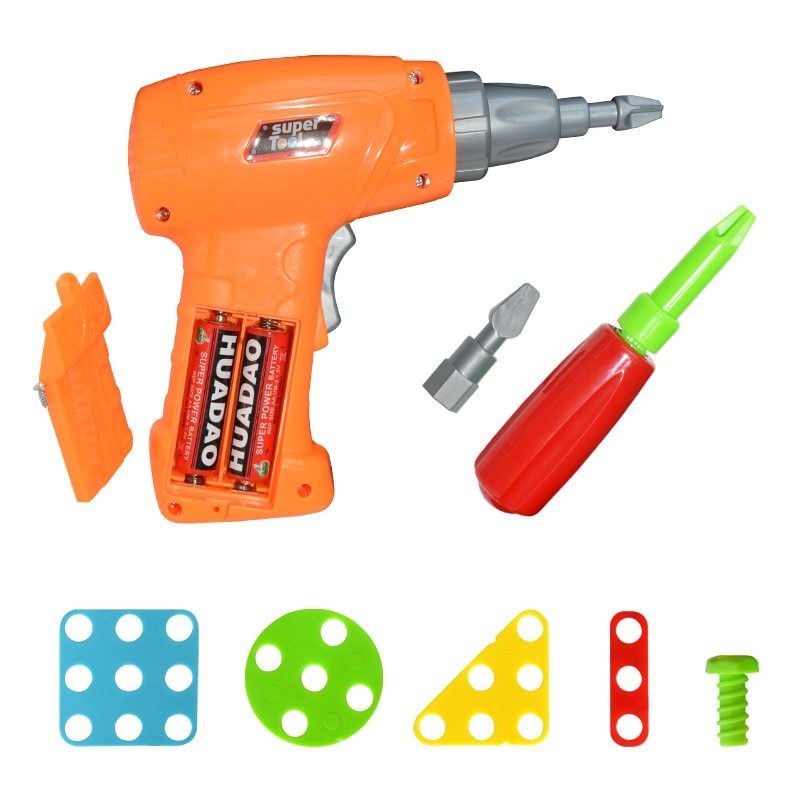 151-Piece Electric Drill Building Set - STEM Construction Toy for Kids Ages 3-9
