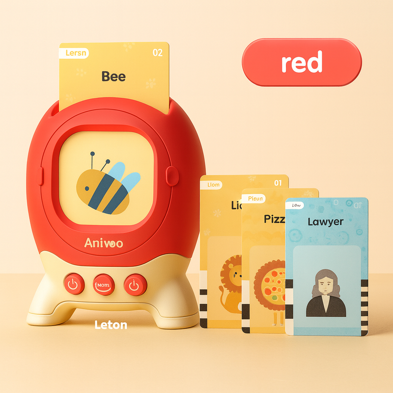 Rocket talking flash cards Montessori learning toy for toddlers ages 1-6
